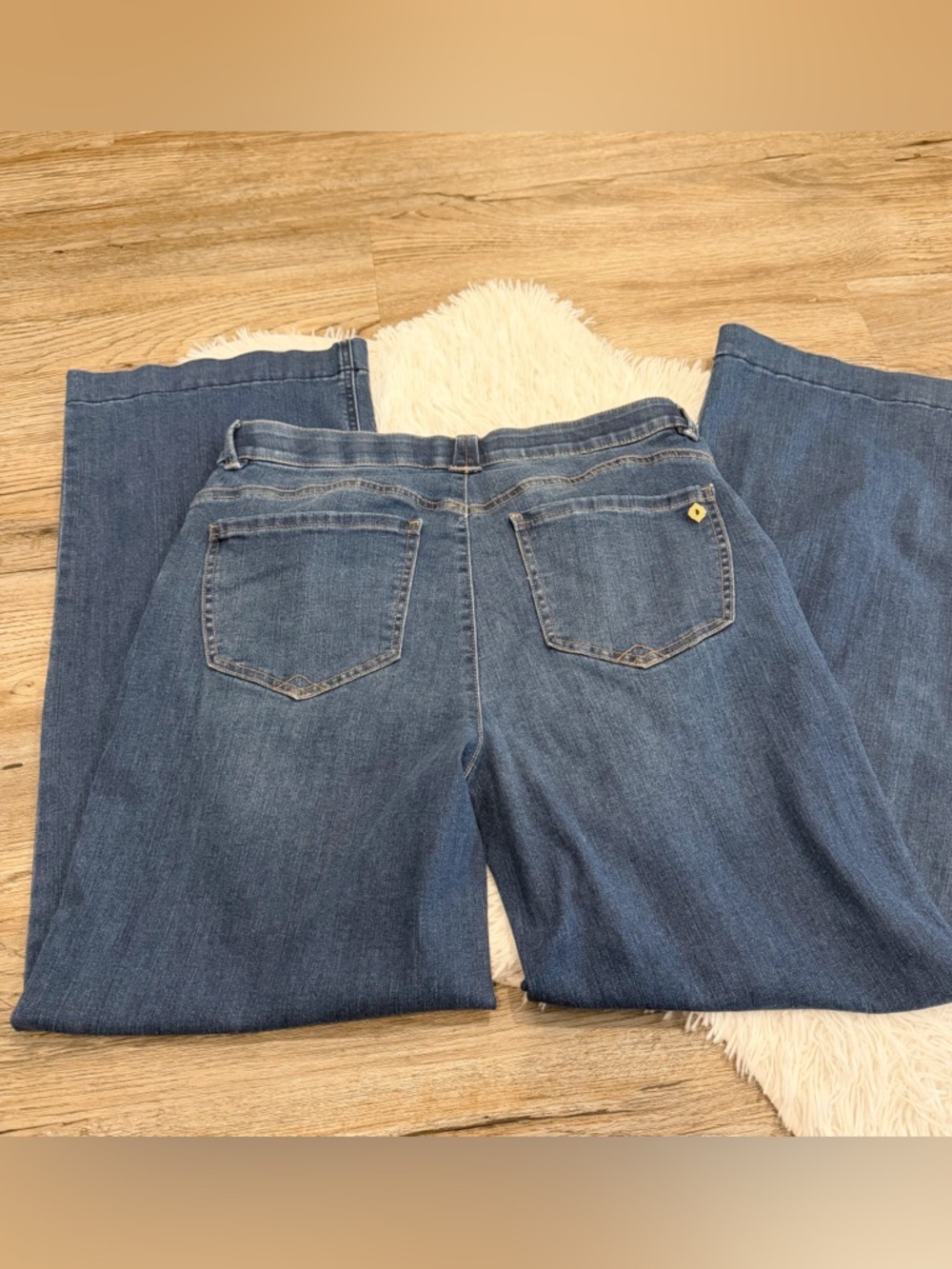 Democracy Absolution Wide Leg Jeans Medium Wash 12 Slimming - Picture 8 of 8